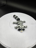 3-D Printed Grey Articulated Raccoon