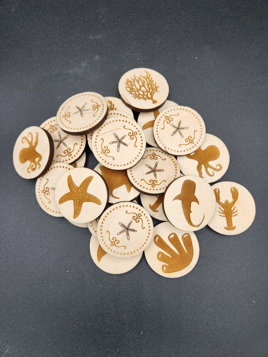 Sea life themed memory game – Vapor Artistry