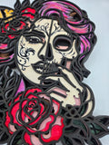 Sugar skull woman