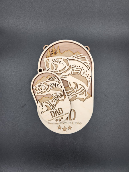Oval Fish Plaque/Ornament