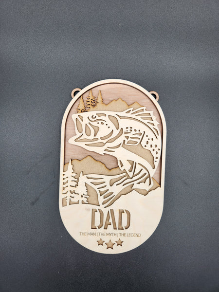 Oval Fish Plaque/Ornament