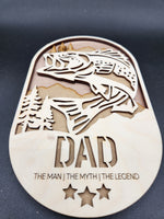 Oval Fish Plaque/Ornament