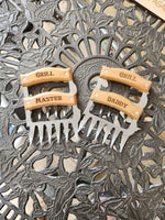 BBQ Meat Claw Shredders, Wooden Meat Claws