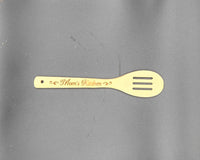 Engraved bamboo utensils