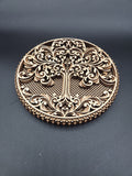 Multi layer tree of life wall hanging
