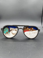 Multi layer scenic sunglasses