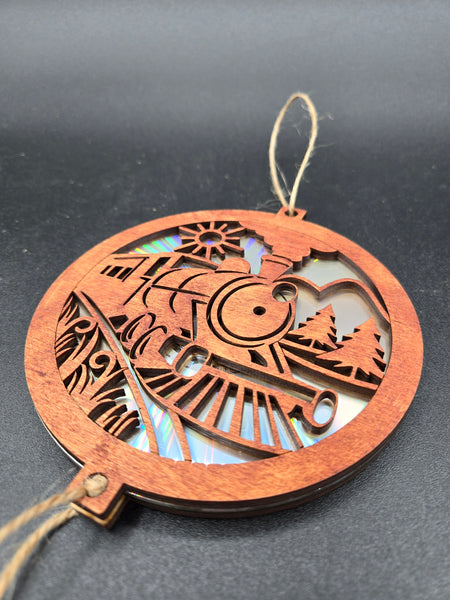 Train suncatcher