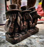 3D printed See, Hear, Speak No Evil Plague Doctor Decor