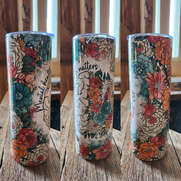 Mental health matters tumbler