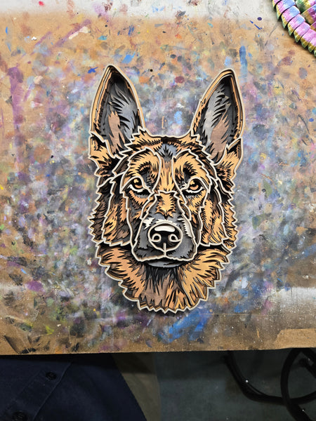 Multi layer German Shepherd