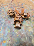 3d printed steampunk hair combs