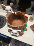 Bunny stump dish