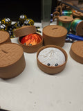 Dumpling fidgets with basket