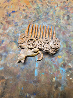3d printed steampunk hair combs