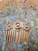 3d printed steampunk hair combs