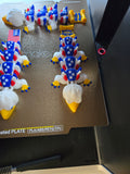 Bald eagle flag dragon