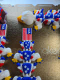 Bald eagle flag dragon