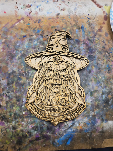 Multi layer skull witch
