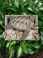 Sea turtle mandala