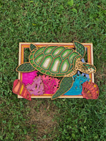 Sea turtle mandala