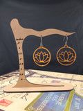 Lotus flower earrings