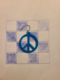 Peace sign earrings