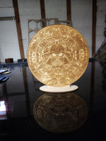 Space calendar in Aztec style