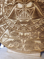Space calendar in Aztec style