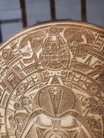 Space calendar in Aztec style
