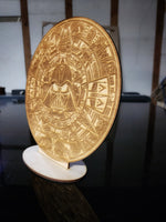 Space calendar in Aztec style