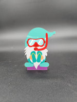 Set of 6 summer themed gnomes