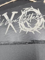 Original love letters slate