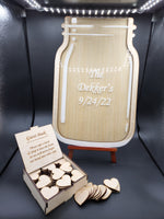 Wedding guest book alternative
