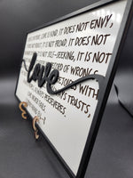 Love is patient plaque