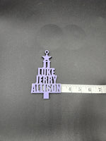 Christmas tree shaped name ornament