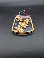 Mason jar gingerbread ornament