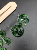 Green earrings
