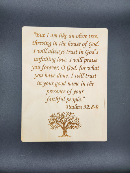 Psalms scripture plaque