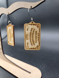 Ouija board earrings
