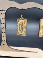 Ouija board earrings