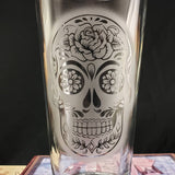 Set of 4 Sugar Skull Glasses