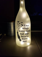 Lit memorial bottle