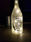 Lit memorial bottle