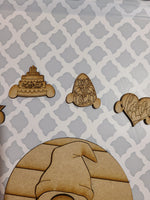 Mini interchangeable seasonal gnome