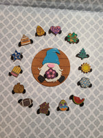 Mini interchangeable seasonal gnome
